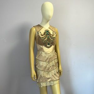 dress in beige, by the brand, perfect way